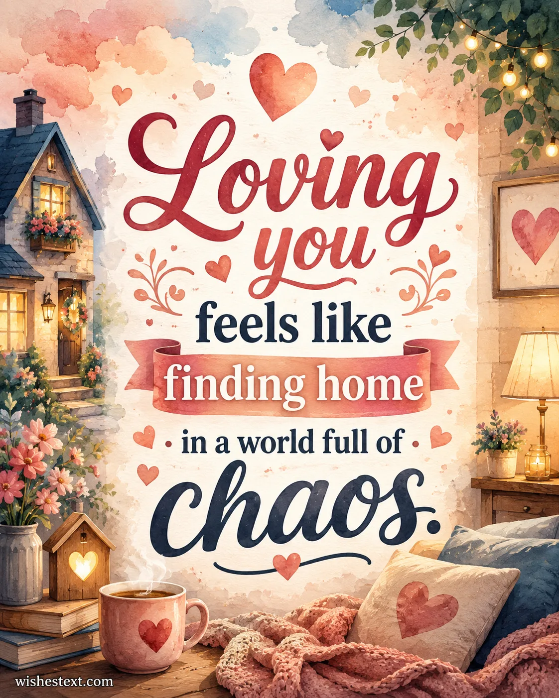 Loving you feels like finding home in a world full of chaos