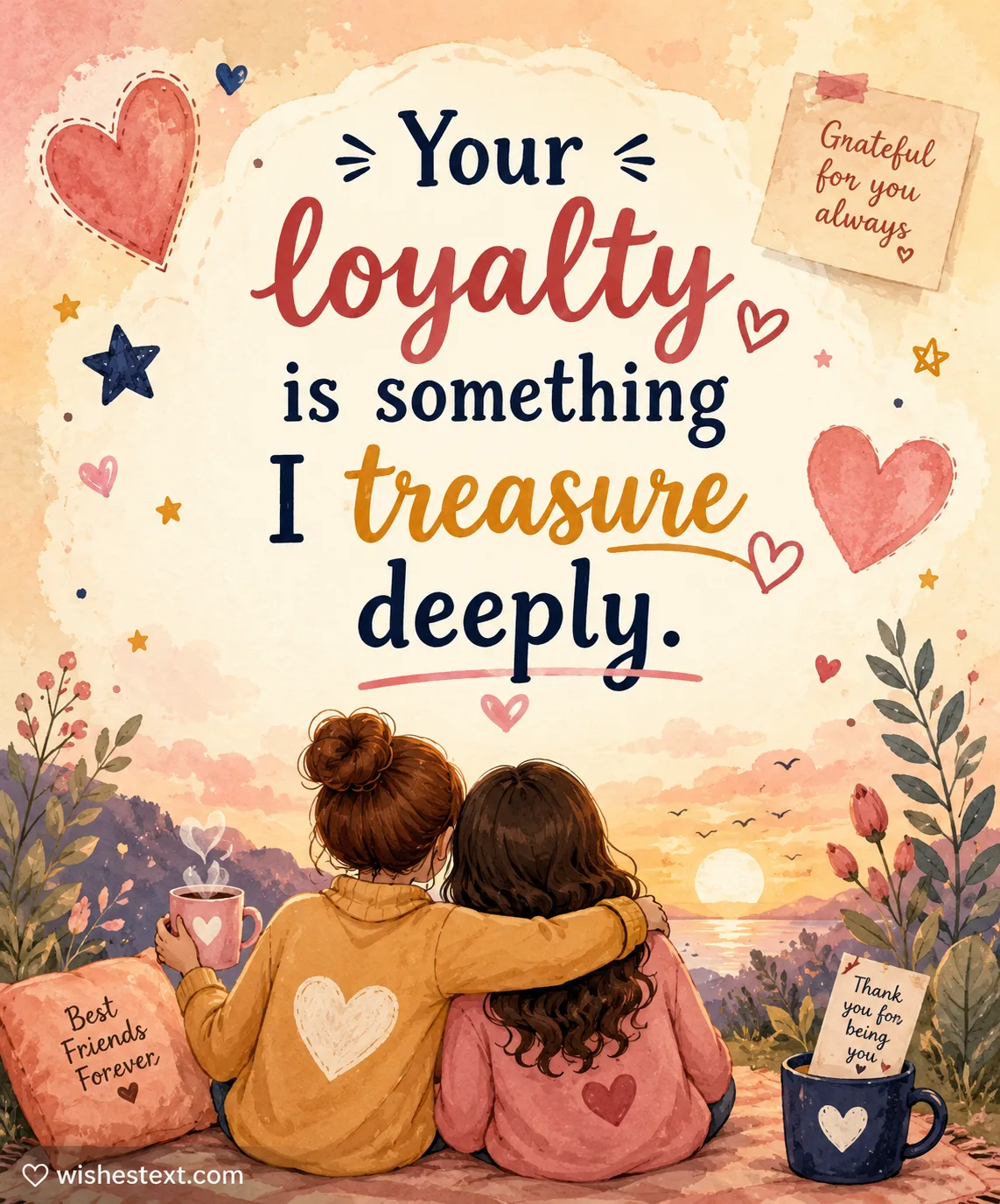 Your loyalty is something I treasure deeply